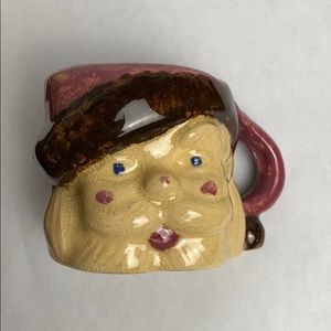 Vintage Handmade Small Santa Christmas Mug